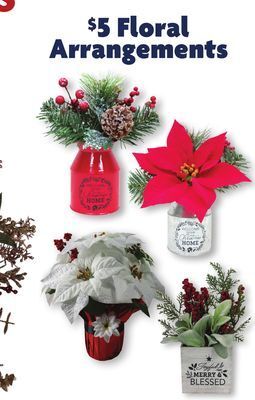 Family Dollar Floral arrangements offer