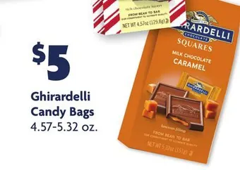 Family Dollar Ghirardelli candy bags offer