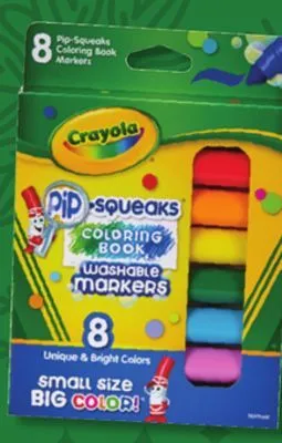 Family Dollar Crayola pip-squeaks washable markers offer