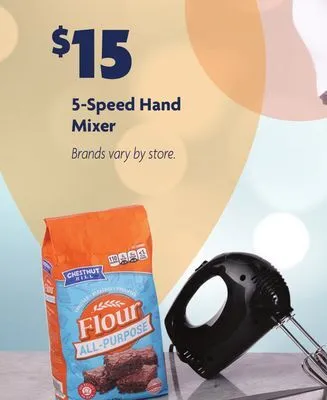 Family Dollar 5-speed hand mixer offer