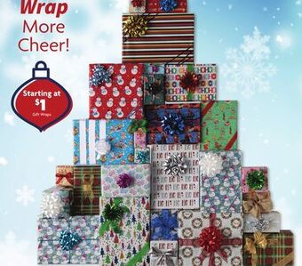 Family Dollar Gift wraps offer