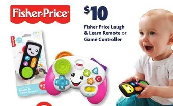 Family Dollar Fisher price laugh & learn remote or game controller offer