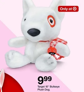 Target Target 10'' bullseye plush dog offer