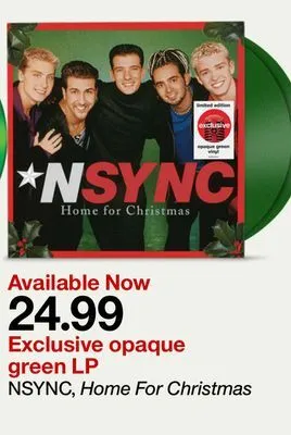 Target Nsync, home for christmas offer
