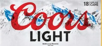 Target Coors 18-pk. beer offer