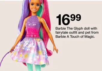 Target Barbie the glyph doll with fairytale outfit and pet from barbie a touch of magic offer