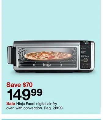 Target Ninja foodi digital air fry oven with convection offer