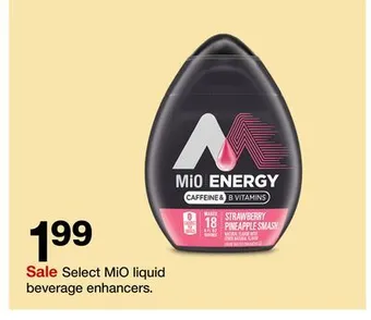 Target Select mio liquid beverage enhancers offer