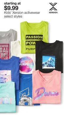 JC Penney Kids' xersion activewear offer