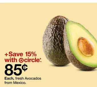Target Fresh avocados offer