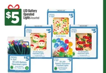 Dollar General Led battery operated lights offer