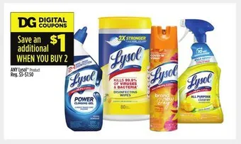 Dollar General Lysol product offer