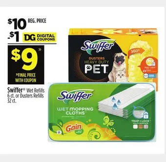 Dollar General Swiffer offer