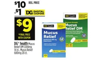 Dollar General Dg health offer