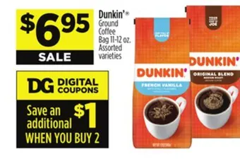 Dollar General Dunkin' offer