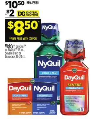 Dollar General Vick's offer