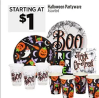 Dollar General Halloween partyware offer