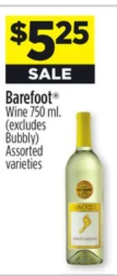 Dollar General Barefoot wine offer