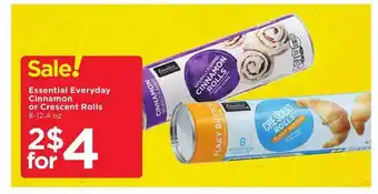 Cub Foods Essential Everyday Cinnamon Or Crescent Rolls offer