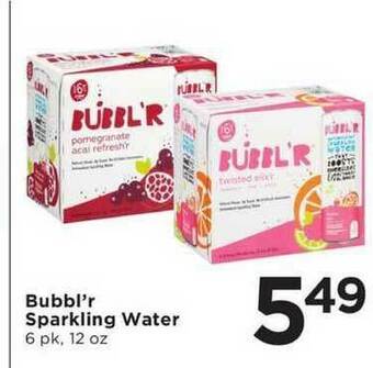 Cub Foods Bubbl'r Sparkling Water offer