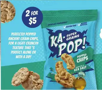 Cub Foods KA-Pop! Popped Chips offer
