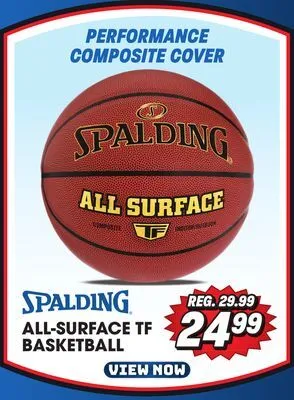 Big 5 Spalding all-surface tf basketball offer