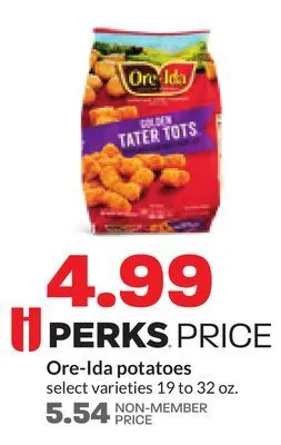 Hy-Vee Ore-ida potatoes offer