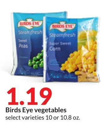 Hy-Vee Birds eye vegetables offer