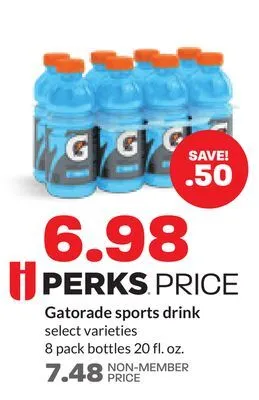 Hy-Vee Gatorade sports drink offer