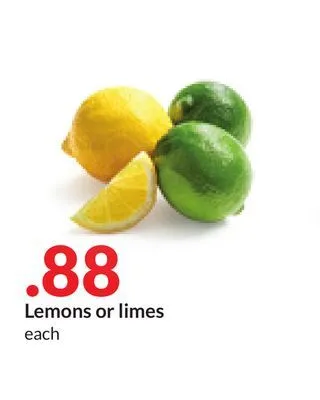 Hy-Vee Lemons or limes offer
