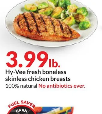 Hy-Vee Hy-vee fresh boneless skinless chicken breasts offer