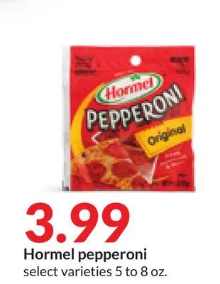 Hy-Vee Hormel pepperoni offer