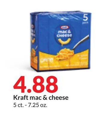 Hy-Vee Kraft mac & cheese offer