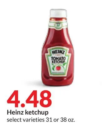 Hy-Vee Heinz ketchup offer
