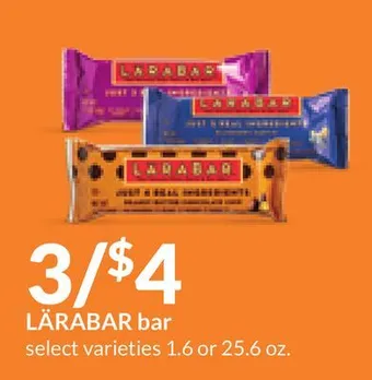 Hy-Vee Lärabar bar offer