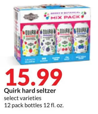 Hy-Vee Quirk hard seltzer offer