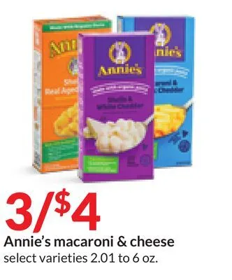 Hy-Vee Annie's macaroni & cheese offer