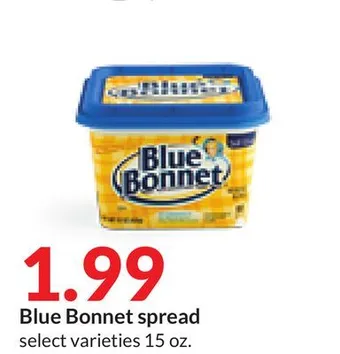 Hy-Vee Blue bonnet spread offer