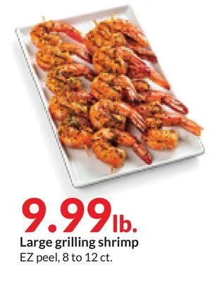 Hy-Vee Large grilling shrimp offer