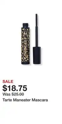 Ulta Beauty Tarte maneater mascara offer