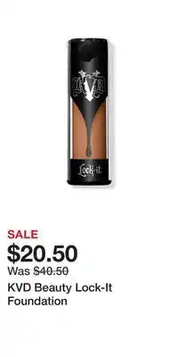 Ulta Beauty Kvd beauty lock-it foundation offer
