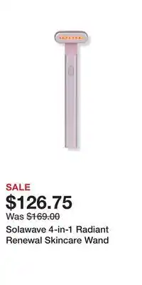 Ulta Beauty Solawave 4-in-1 radiant renewal skincare wand offer