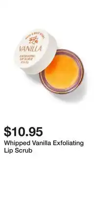Bath & Body Works Whipped vanilla exfoliating lip scrub offer