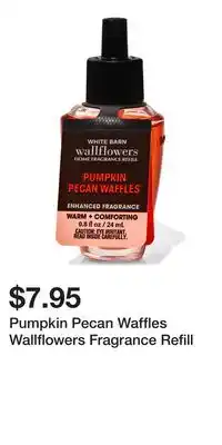 Bath & Body Works Pumpkin pecan waffles wallflowers fragrance refill offer