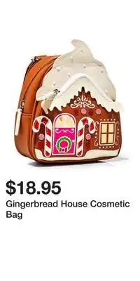 Bath & Body Works Gingerbread house cosmetic bag offer