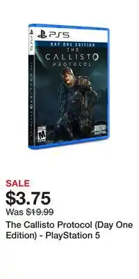 Game Stop The callisto protocol (day one edition) - playstation 5 offer