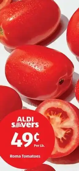 Aldi Roma Tomatoes offer