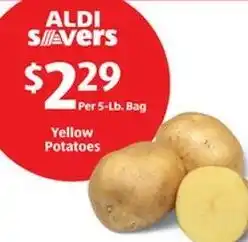 Aldi Yellow Potatoes offer