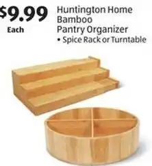 Aldi Huntington Home Bamboo Pantry Organizer offer