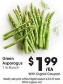 Kroger Green Asparagus offer
